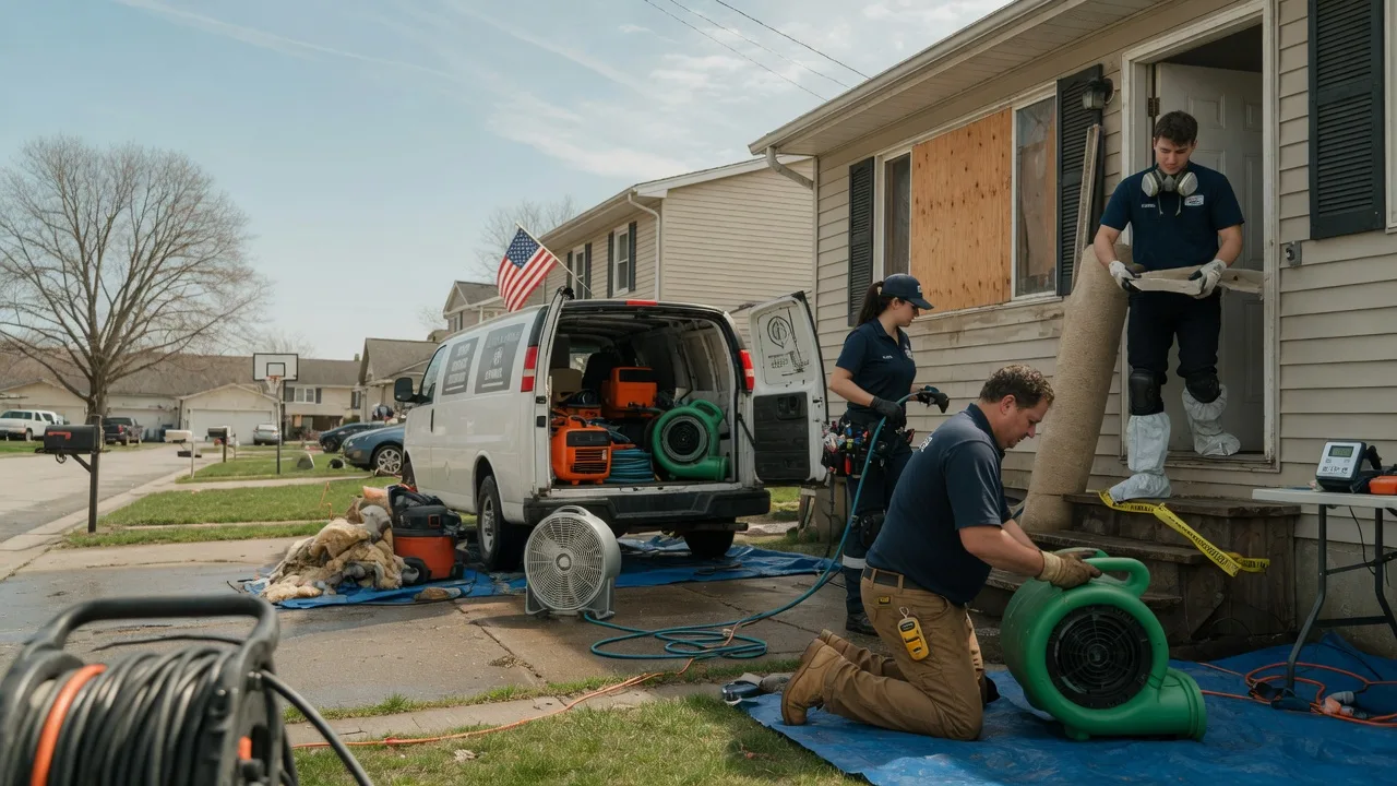 Water Damage Restoration in Frankfort, SD near me